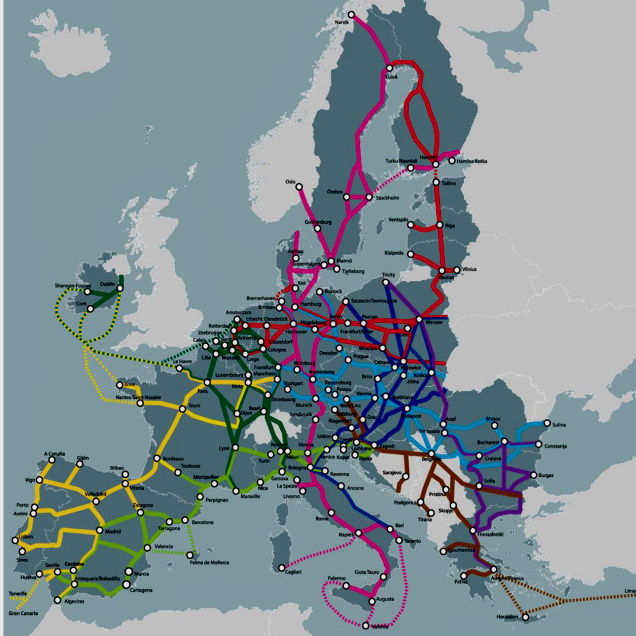 UE, definite le scadenze per lo sviluppo della rete transeuropea di trasporto